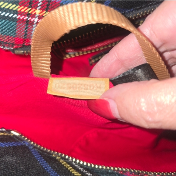 Dooney & Bourke Plaid Tote Bag Nwot - Picture 5 of 5